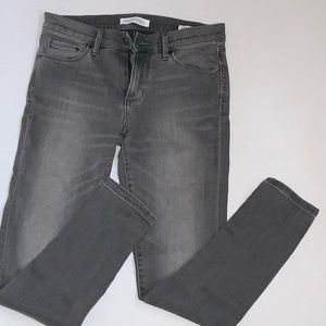 NWOT Banan Republic Skinny Ankle Jeans Black - Size 27